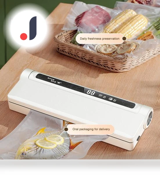 Food Vacuum Sealer with Bags — Vacuum Bags, Enjoy Smart Home
