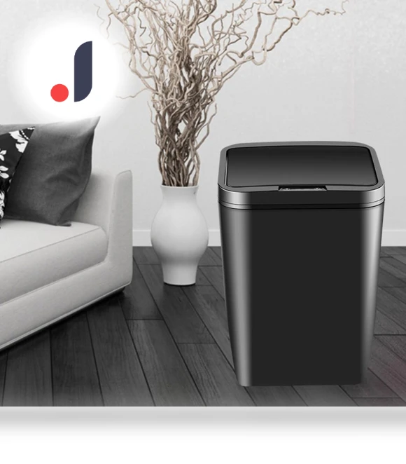 Inductive Trash Bin — Kitchen Cans, Simple and warm