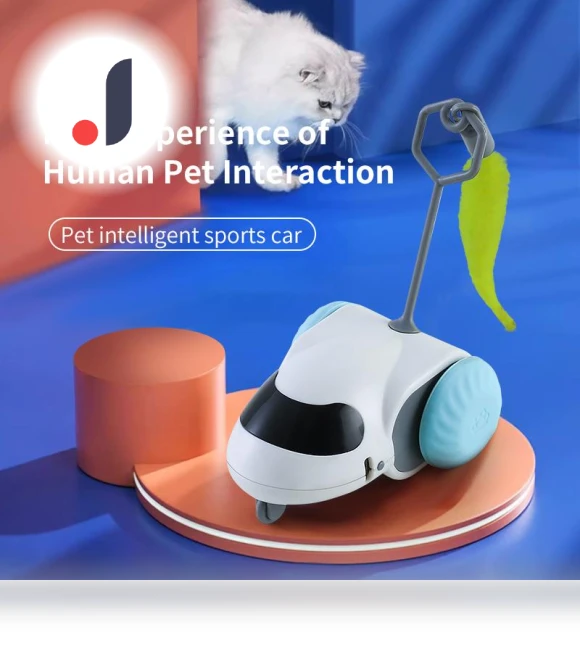 Interactive Smart Toy Car for Cats — Cat Playthings, Simple and warm