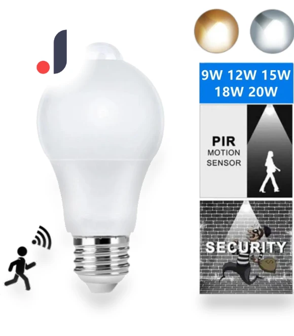 LED Motion Sensor Light Bulb — Outdoor Security & Flood Lighting, GuangZhouZhenqin