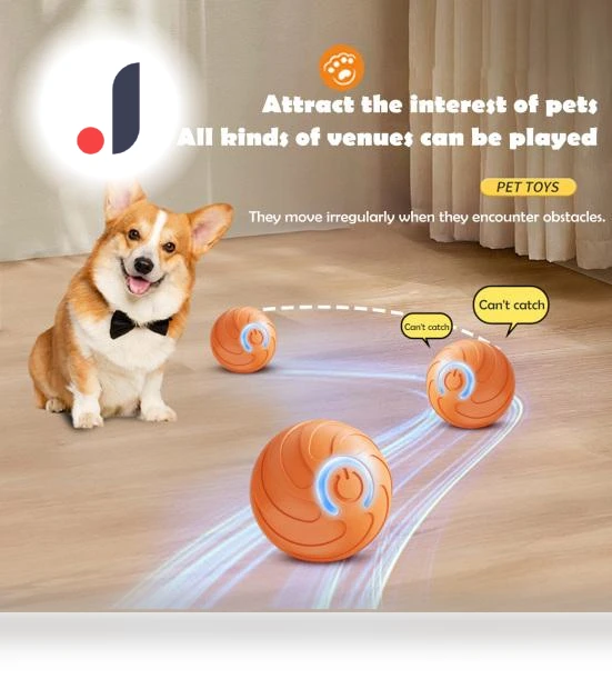LED Pet Rolling Ball — Interactive Animal Companions, BestDealJoy