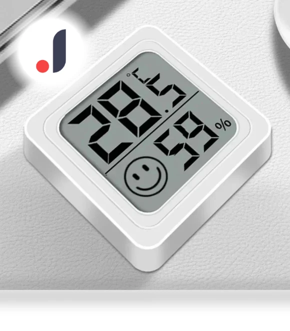 Mini LCD Digital Thermometer Hygrometer — Thermal Measurement Tools, TOP-MALL-001