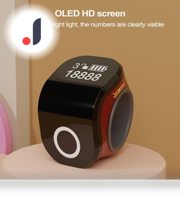 Portable Digital Tally Counter Ring — Smart Rings, Darling Home