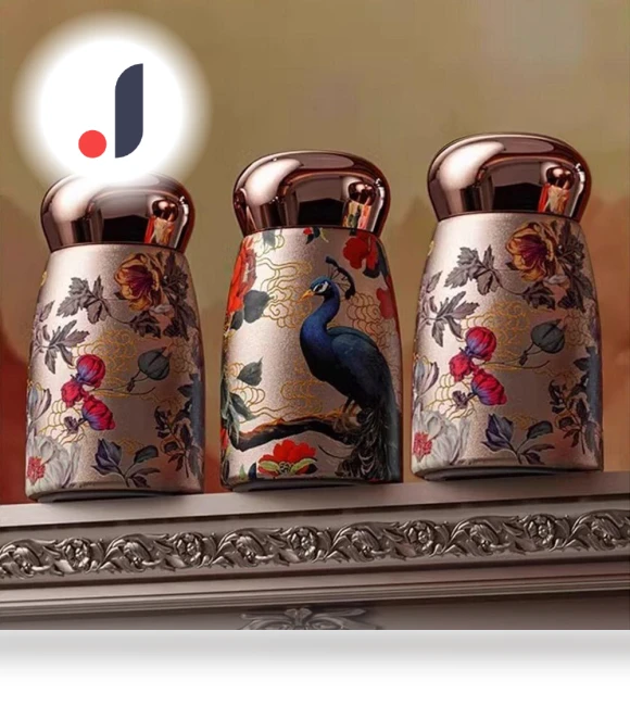 Retro Vacuum Insulated Smart Coffee Cup — Travel Mugs & Tumblers, Pinxuan