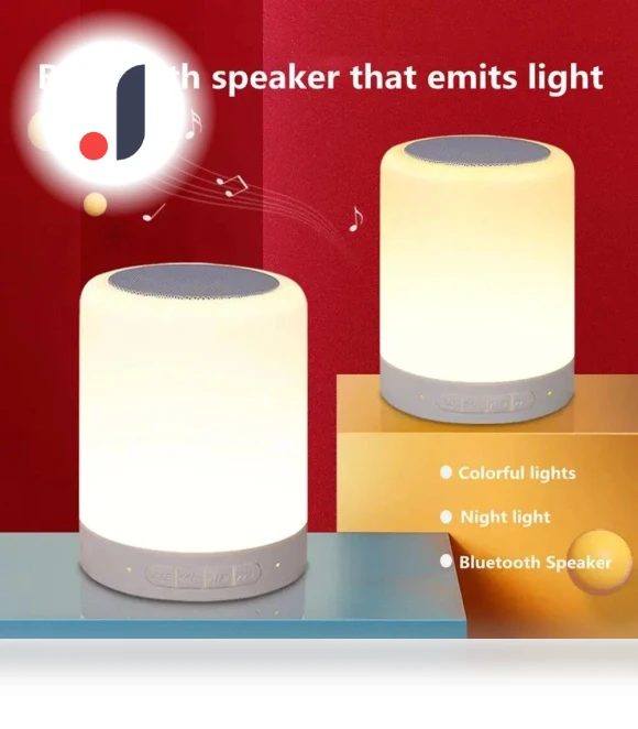 RGB LED Night Light with Bluetooth Speaker — Night Lights, TOP-MALL-001