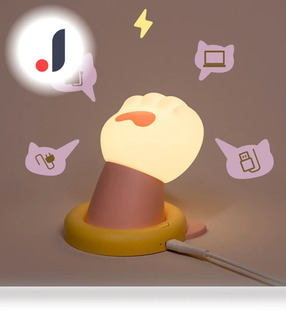 Silicone Night Light with Clap Control — Lamps & Shades, Warmya