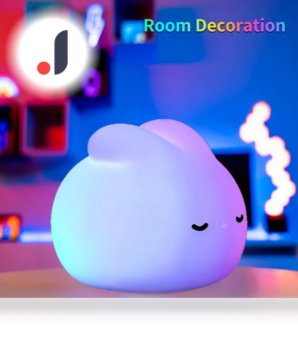 Silicone Rabbit Night Light — Night Lights, TOP-MALL-001