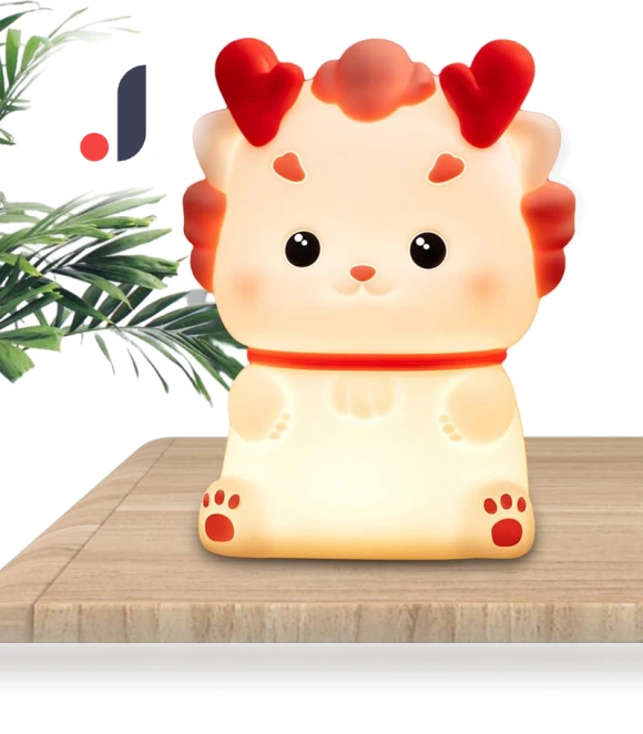 Silicone Touch Lamp with Dragon Design — Lamps & Shades, TOP-MALL-001