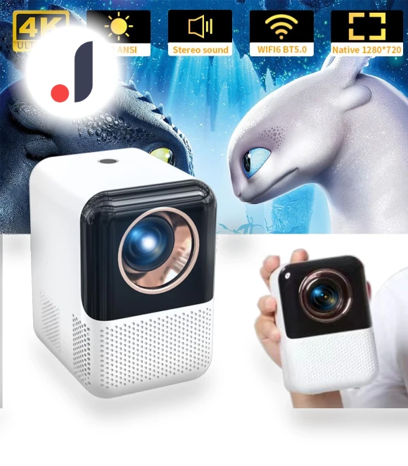 Smart Android WiFi LED Home Theater Mini Projector — Home Theater Projectors, Essager Electronic
