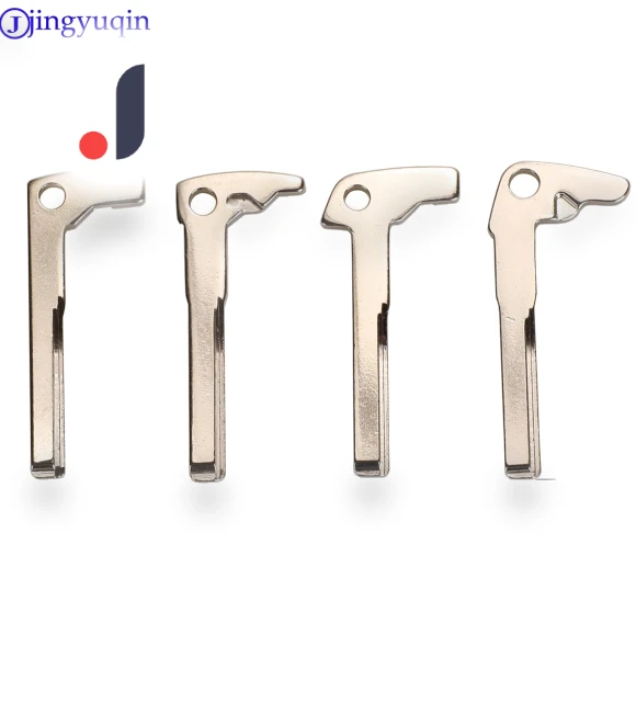 Smart Chrome Blank Key Insert — Keyless Entry, Jingyuqin Car Key
