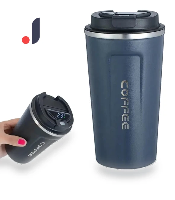 Smart Coffee Cup with Temperature Display — Beverage Warmers, TOP-MALL-001