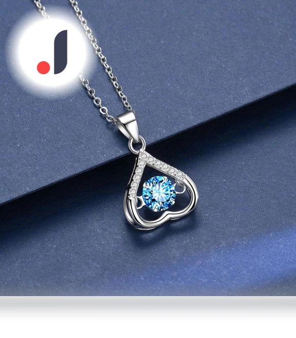 Smart Diamond Heart Necklace — Smart Jewelry, Wipon