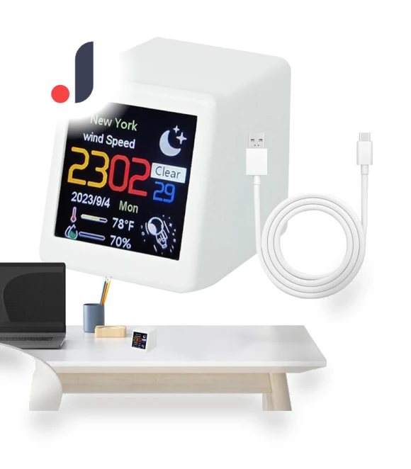 Smart Digital Alarm Clock with Weather Forecast — Alarms & Clocks, TOP-MALL-001