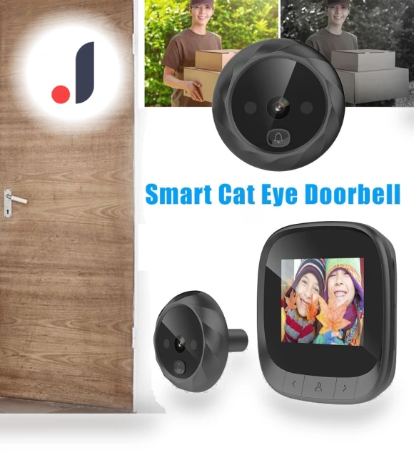 Smart Digital Doorbell with LCD Display — Viewers, Crown Global