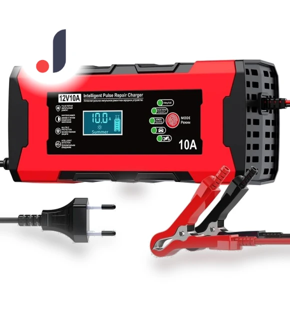 Smart Fast Car Battery Charger with Touch Screen — Chargers, JadeBamboo Chargers Warehouse
