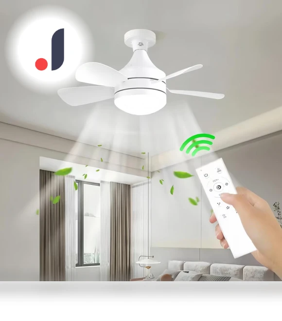 Smart LED Ceiling Fan with Remote Control — Ceiling Fans, TOP-MALL-001