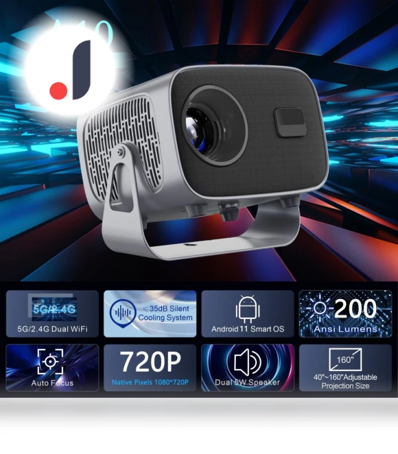 Smart Portable Projector — Home Theater Projectors, Essager Electronic
