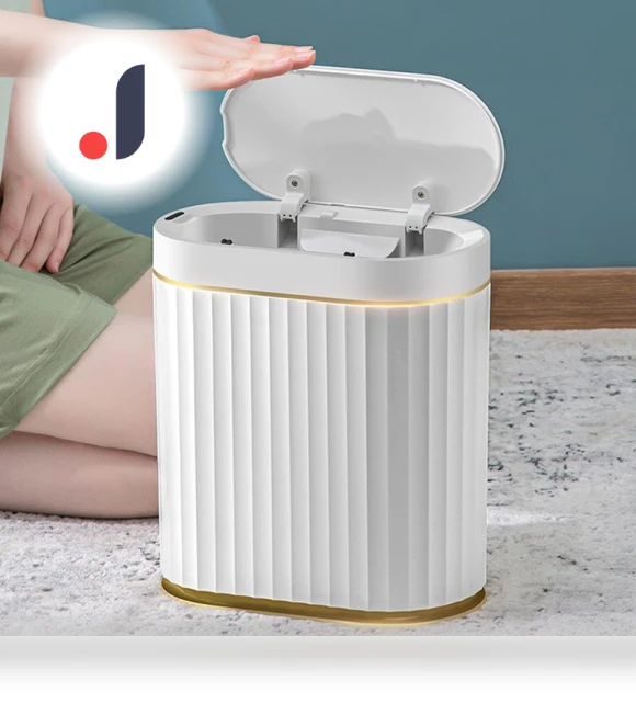 Smart Sensor Trash Can — Kitchen Cans, Simple and warm