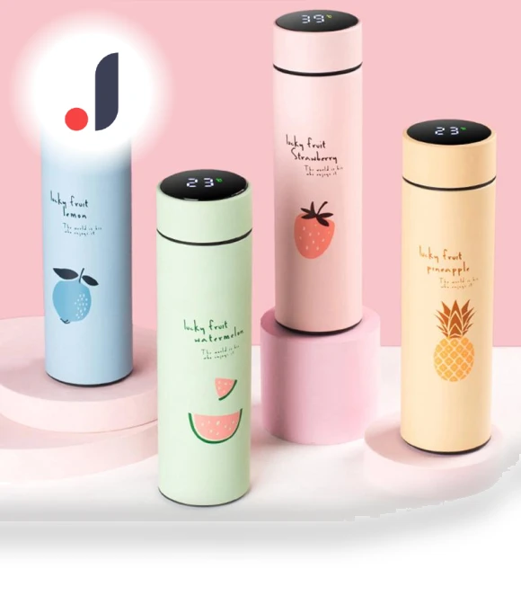 Smart Stainless Steel Thermos Bottle — Travel Drinkware, TOP-MALL-001