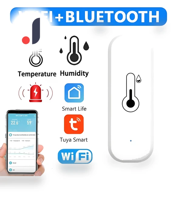 Smart Temperature and Humidity Sensor — Home Climate Control, YJMP home