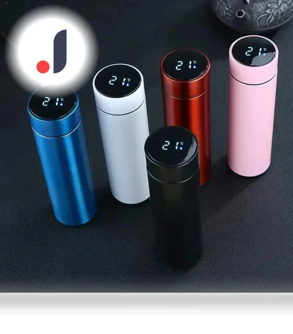 Smart Temperature Display Vacuum Insulated Coffee Cup — Beverage Warmers, TOP-MALL-001