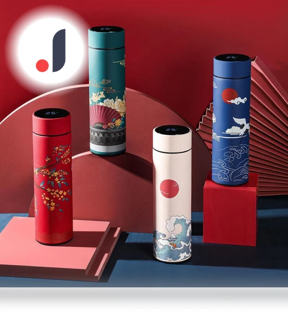 Smart Thermos Cup with Temperature Display — Beverage Warmers, WoW Home