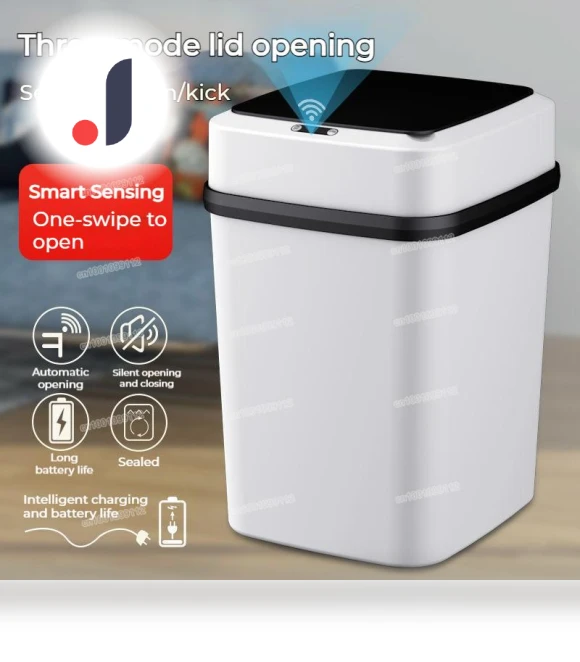 Smart Trash Bin — Kitchen Cans, Simple and warm