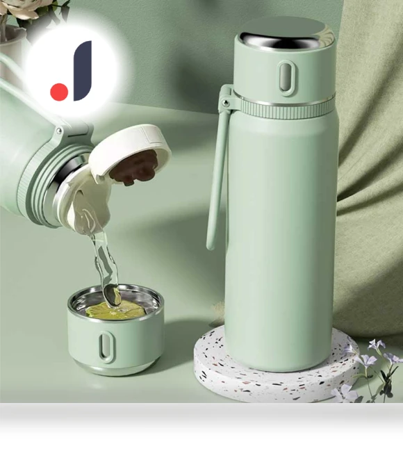 Smart Vacuum Thermos Cup — Flasks, TOP-MALL-001