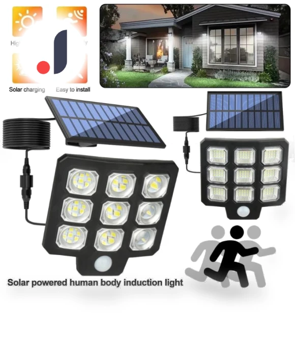 Solar Wall Lamp — Garden Illumination, Outdoor lighting