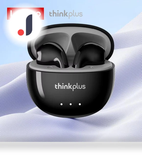 True Wireless Bluetooth Earbuds — In-Ear Headphones, Lenovo