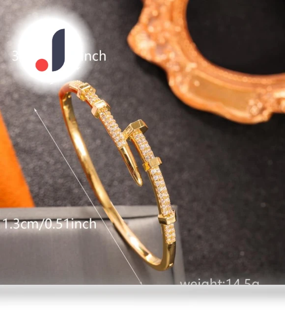 Valentine's Day Gift Round Nail Bracelet — Smart Jewelry, Pendant & Bracelet HOME