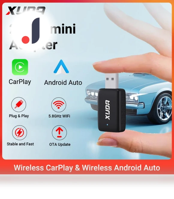 Wireless Carplay and Android Auto 2in1 Smart Mini Box — Car Accessories & Gadgets, ZoomSpark