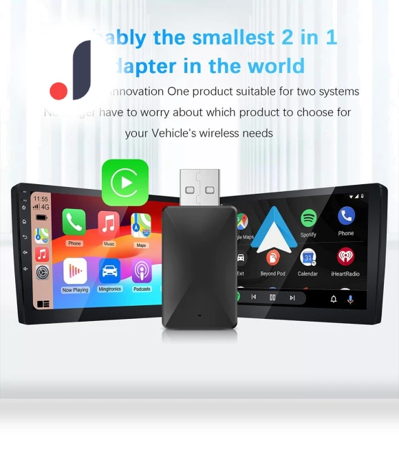 Wireless CarPlay Android Auto Adapter — Phone Accessories, Xixi Global Purchasing