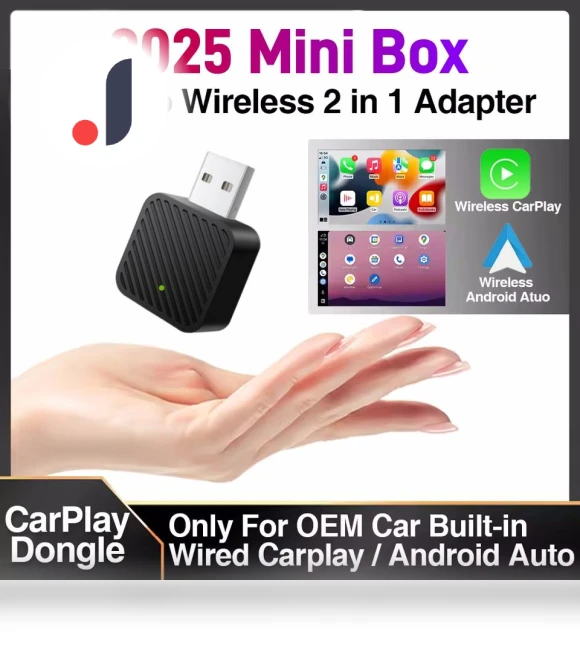 Wireless CarPlay Android Auto Adapter — Car Essentials, JOHO - CarGear