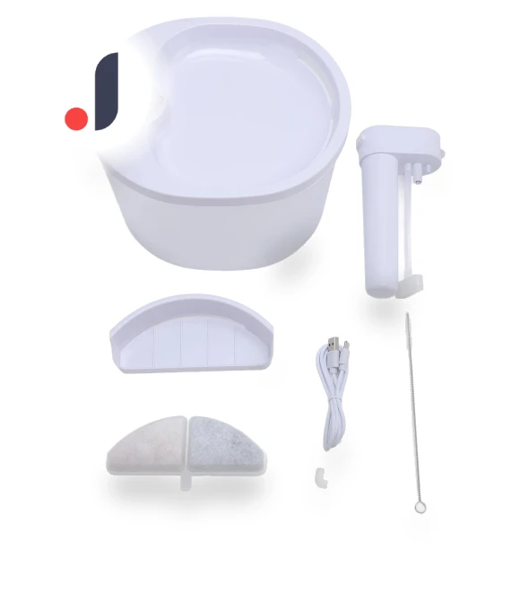 Wireless Cat Fountain with Rechargeable Silent Water Circulation — Fountains, ZuiyouGongyi1
