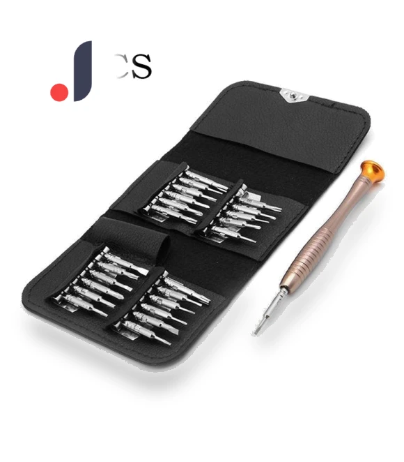 25 In 1 Precision Screwdriver Wallet Kit Tool — Screwdriver Sets, Visible Tension