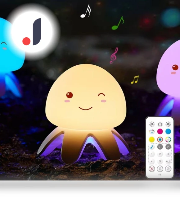 Adjustable LED Jellyfish Desk Lamp — Desk & Table Lighting, guangbaokejki