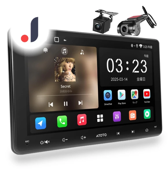 Android Display Audio Android Navigation 9 CarPlay Android Auto Wireless GPS 24 EQ AI Dash Cam Backup Camera Included... — Car Installation Essentials, Zen-Japan Electronics