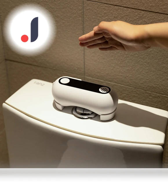Automatic Motion Sensor Toilet Flusher — Hand Dryers, Wit angel