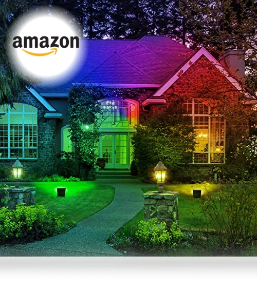 Bluetooth Control RGB LED Floodlight — Outdoor Security & Flood Lighting, ASIGN