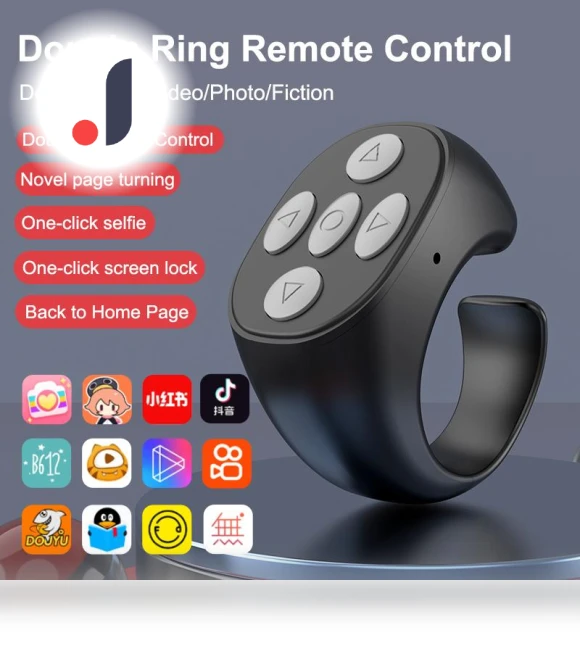 Bluetooth Selfie Remote Control Ring — Selfie Lights, Dream Garage