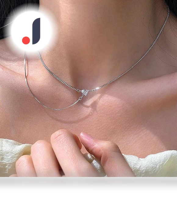 Diamond Splicing Chain Necklace — Anklets, Commodity Jewel