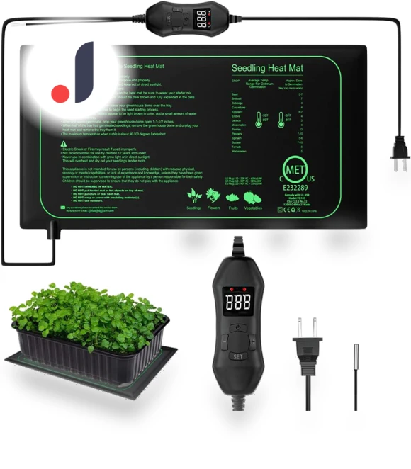 Digital Thermostat Heat Mat for Plants — Heating Mats, TopLovely