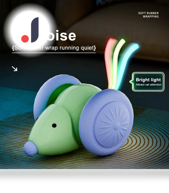 Interactive Electric Cat Toy with LED Tail — Cat Playthings, I love My Pet