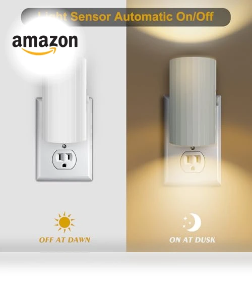 LED Night Light with Dusk to Dawn Sensor — Night Lights, WSKVEZZA