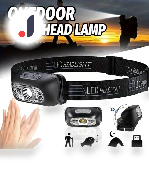LED Sensor Headlight — Flashlights, LIUXING Fire Portable Lighting