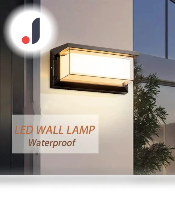 LED Wall Light with Motion Sensor — Outdoor Security & Flood Lighting, Lemo Nade