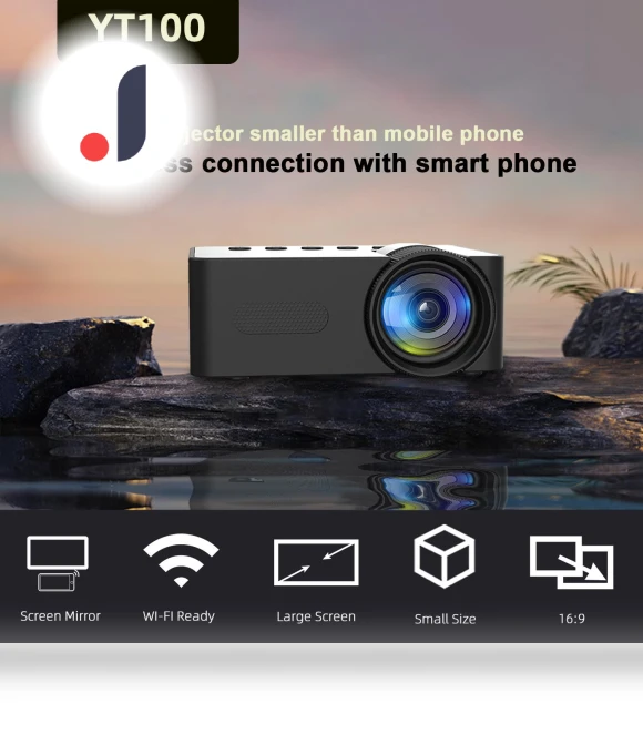 Mini Projector Full HD1080P — Home Theater Projectors, Meiteai-All