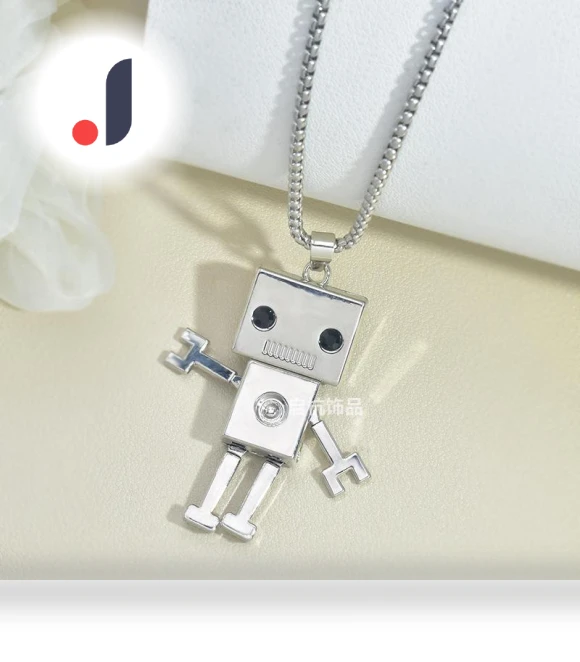Movable Robot Necklace — Boys' Necklaces, Commodity Jewel