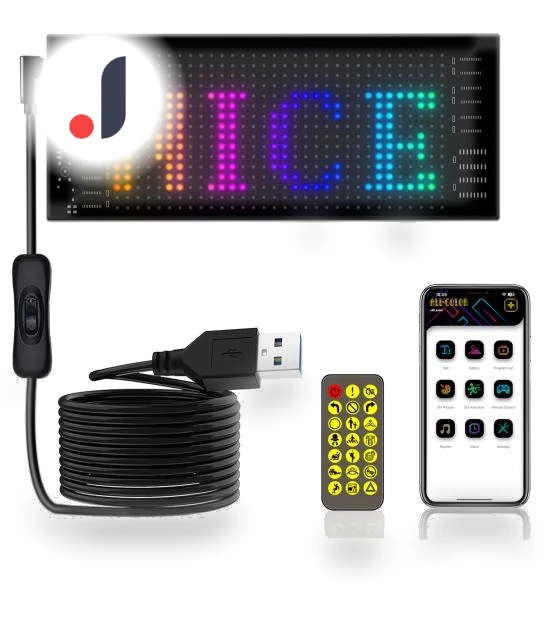 Programmable Flexible LED Display Panel — Video Walls, Blackcurrant